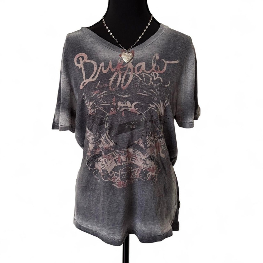 y2k slouchy graphic tee